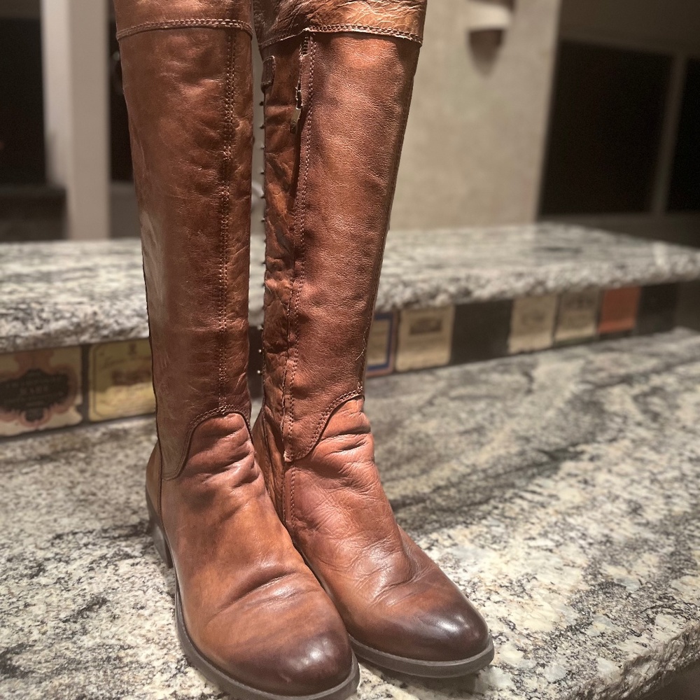 Vince Camuto Knee High Equestrian Style Boots
